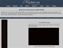 Tablet Screenshot of mysatin.com